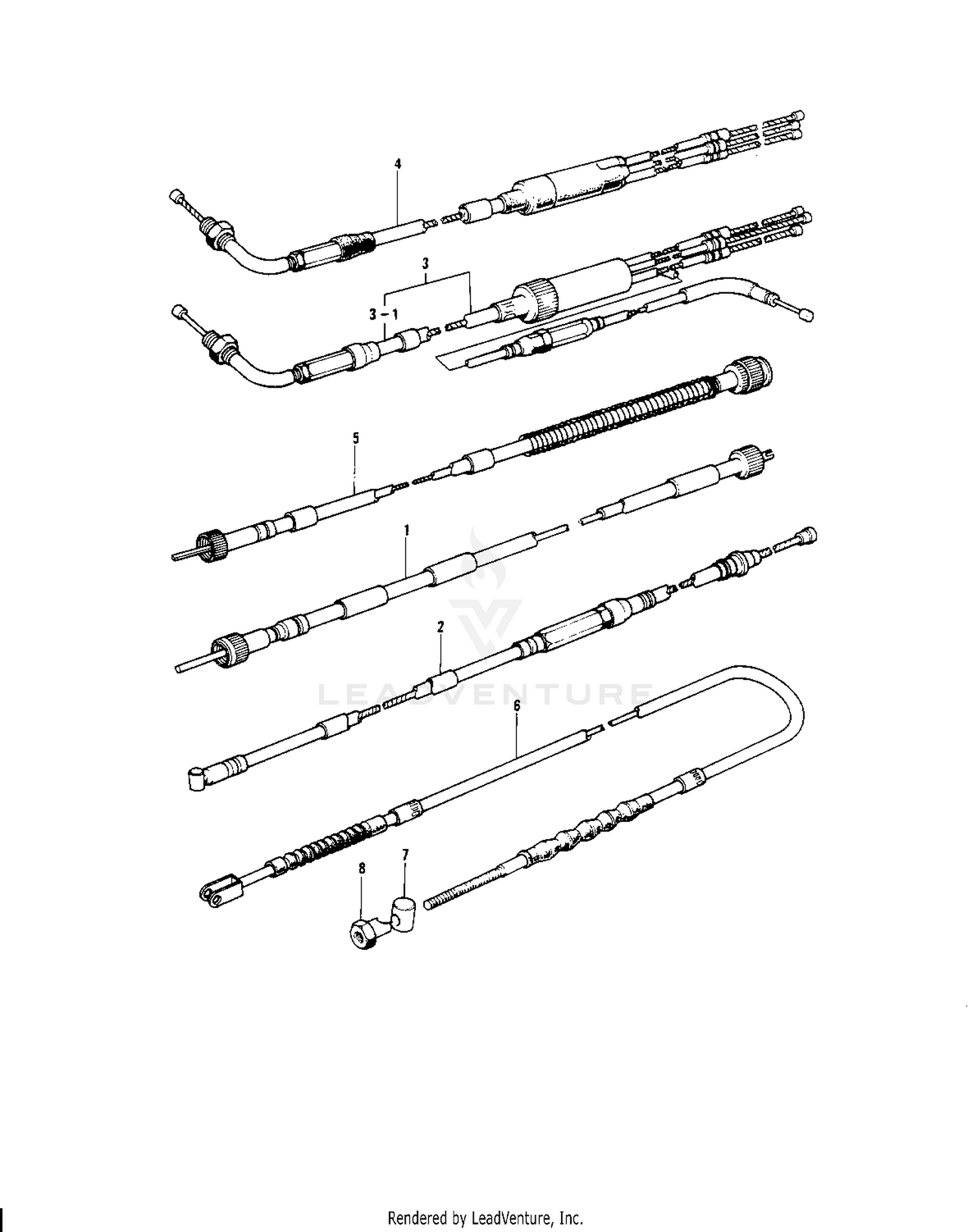 CABLES ('74-'75 S3/S3-A)