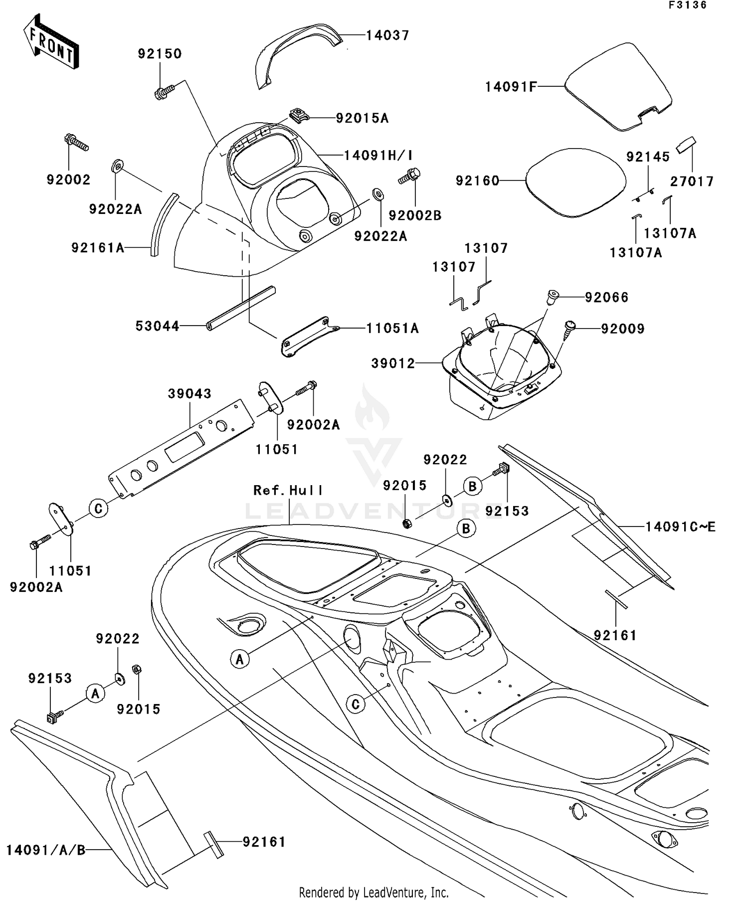 Hull Middle Fittings