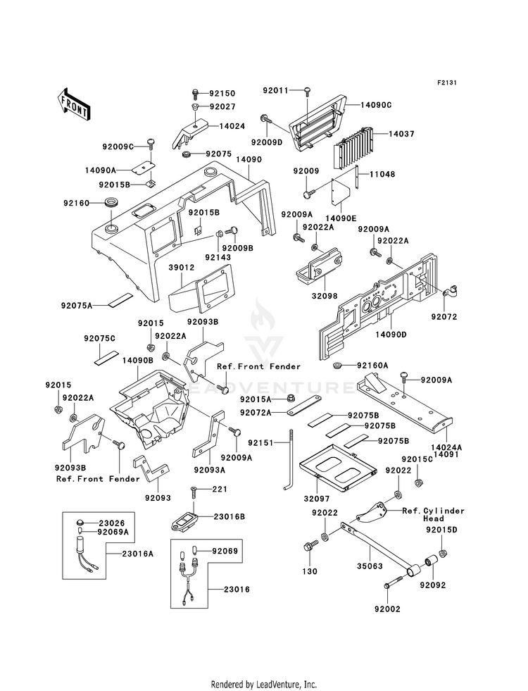 Frame Fittings (Cover) Schematic