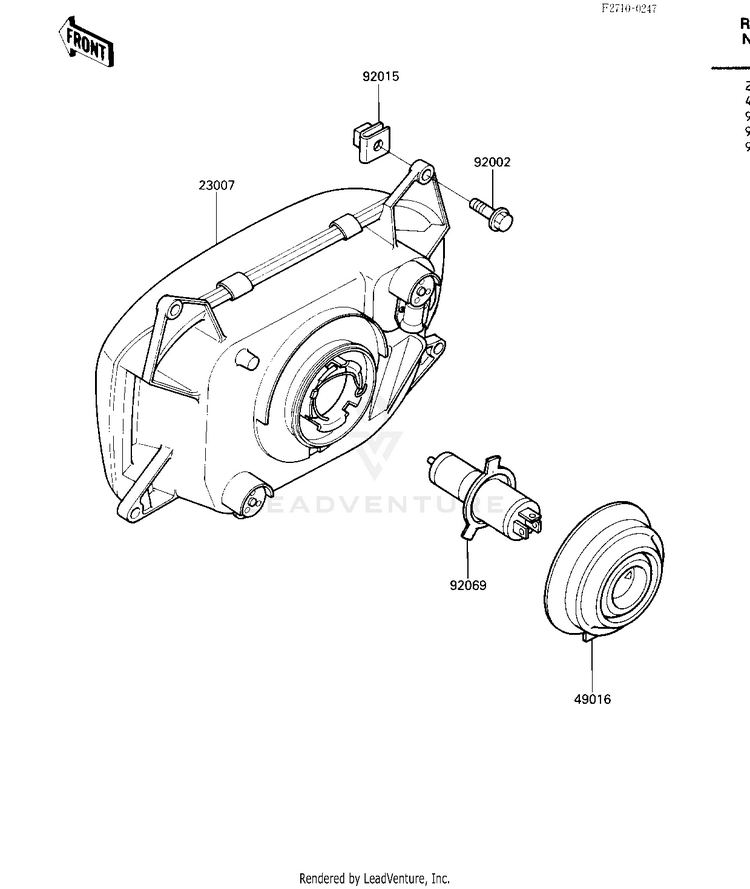 Headlight Schematic