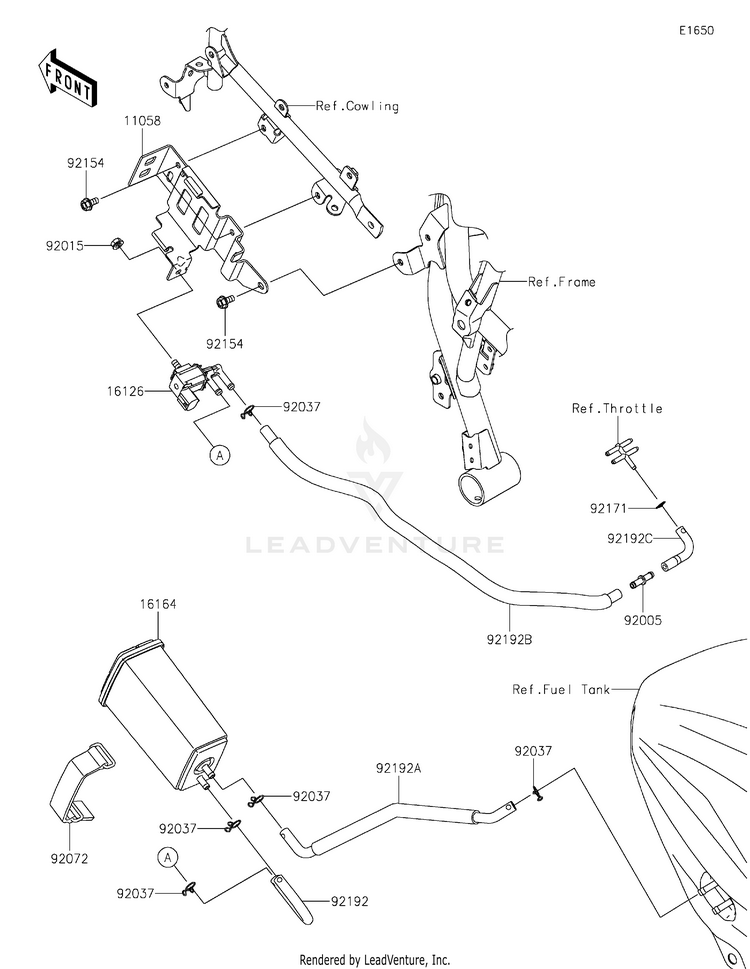 Fuel Evaporative System Schematic