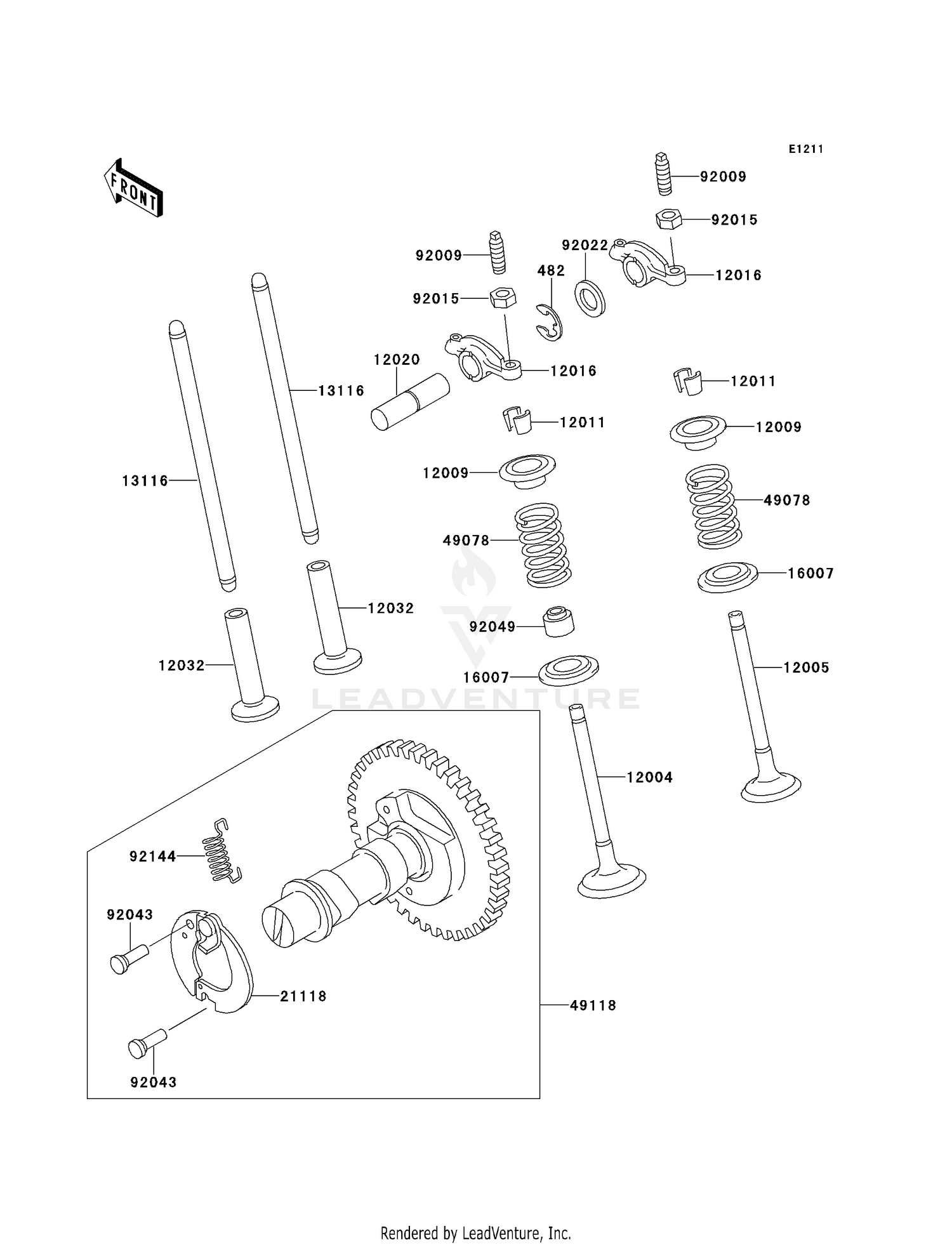 VALVE(S)/CAMSHAFT(S)(KAF300-B1)