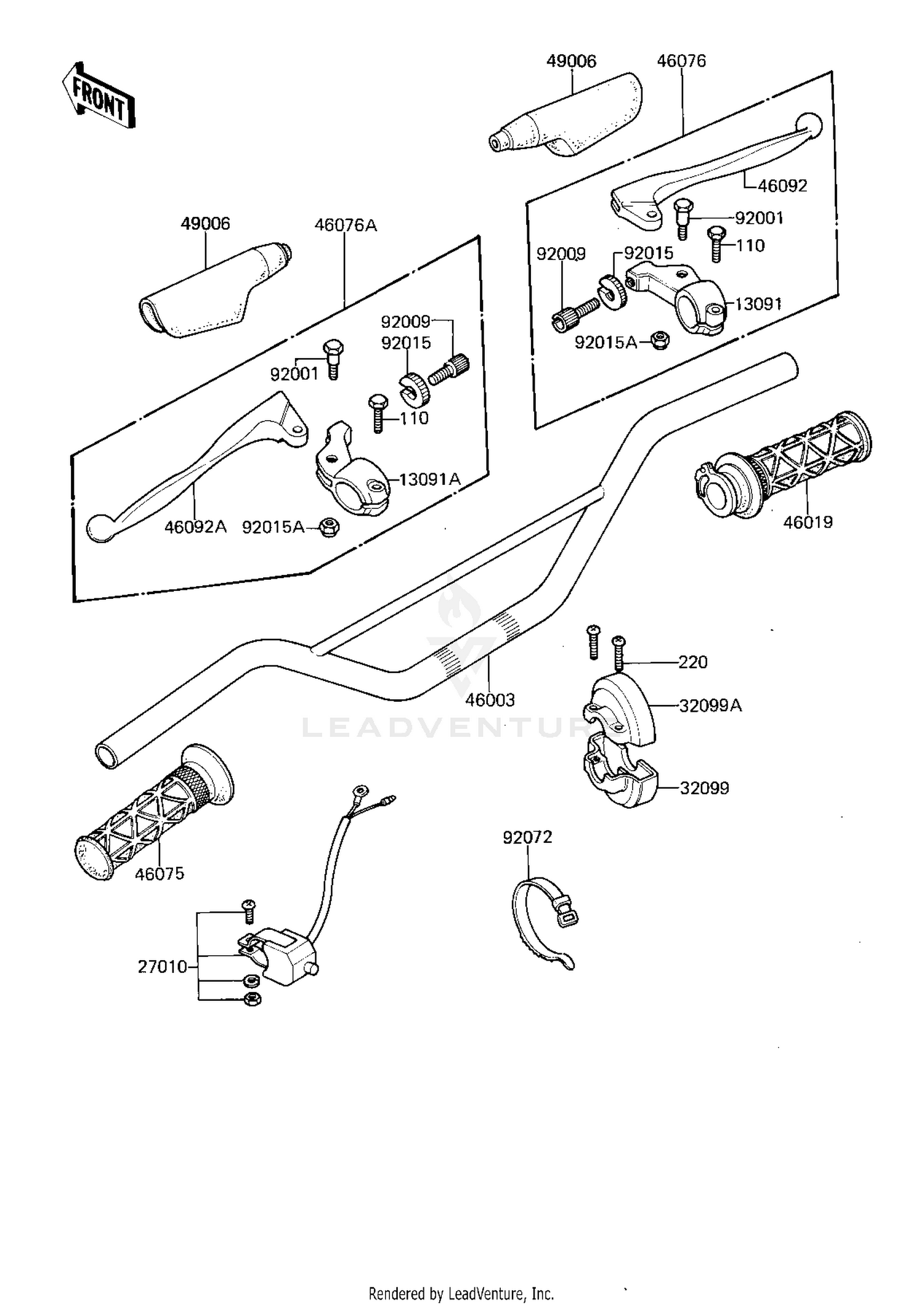 HANDLEBAR (KDX175-A2)