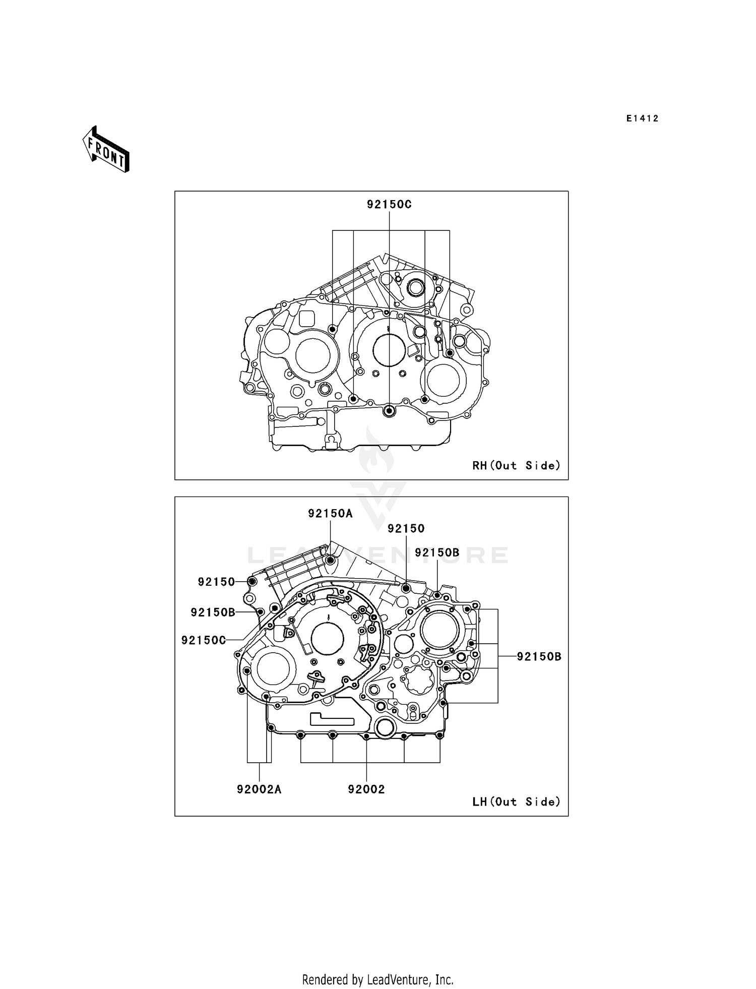 CRANKCASE BOLT PATTERN