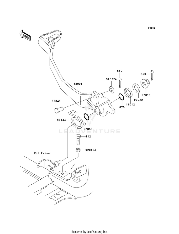 Brake Pedal Schematic