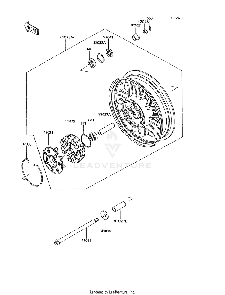 Rear Wheel/Chain Schematic