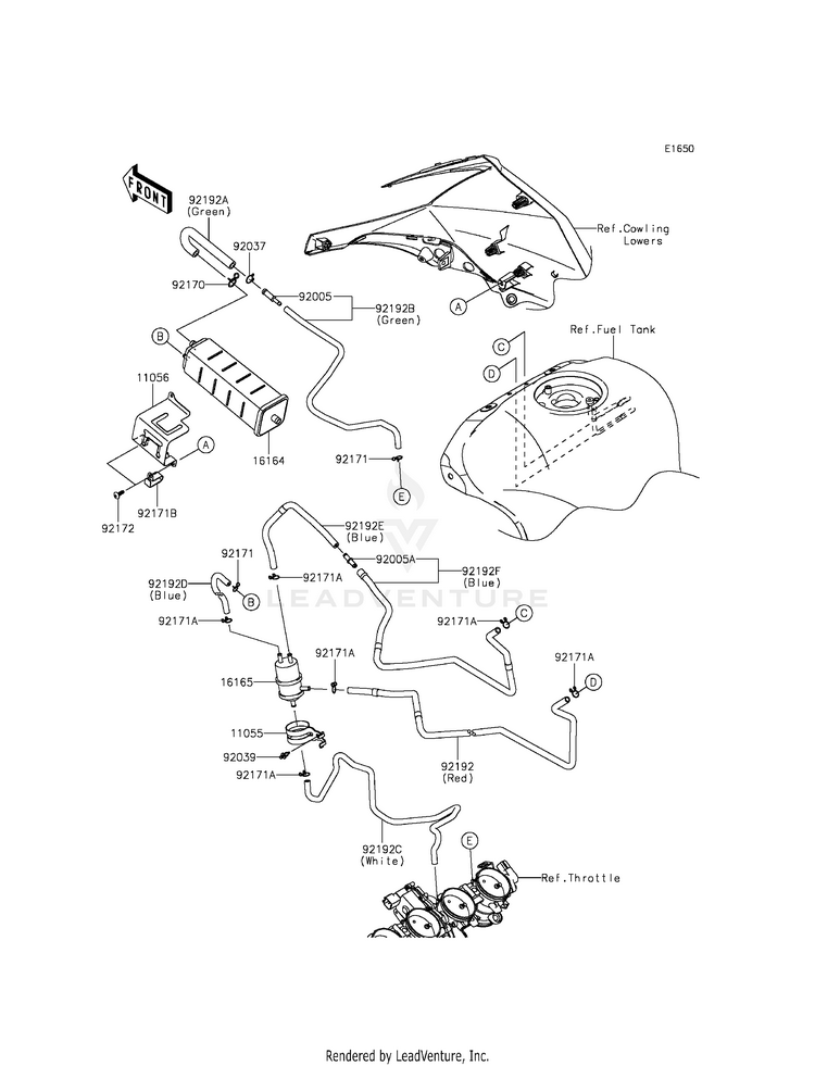 Fuel Evaporative System (Ca) Schematic