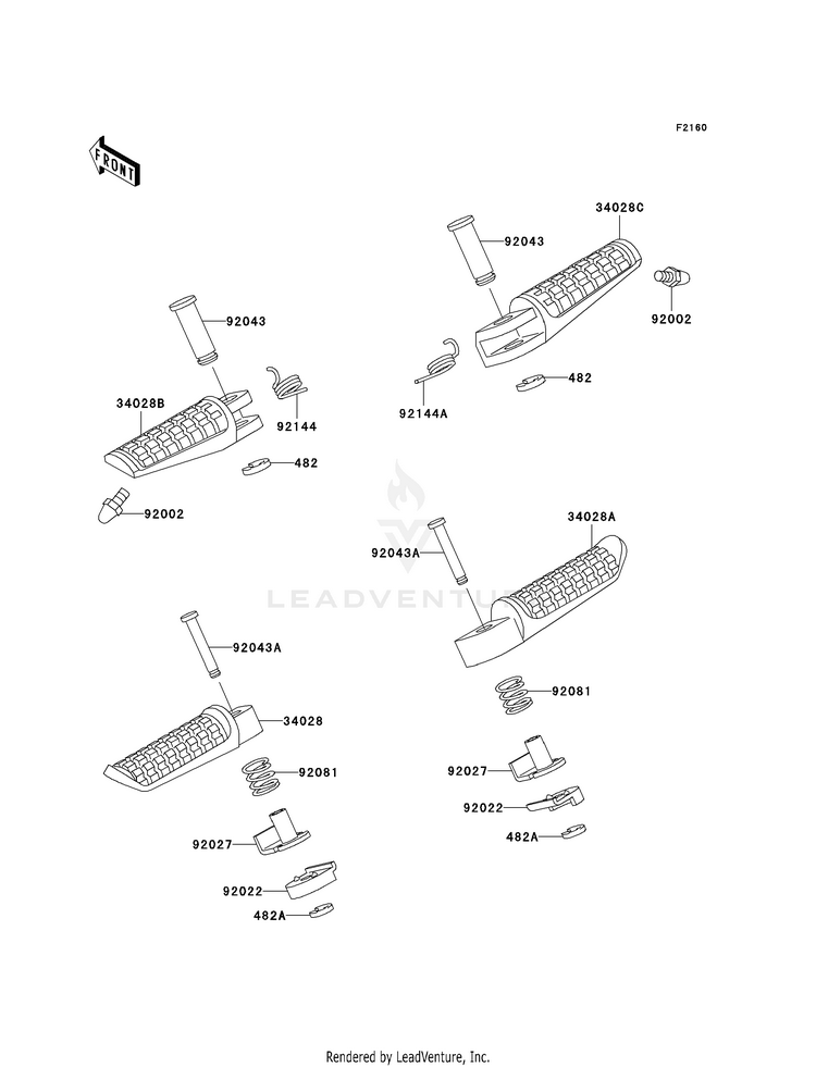 Footrests Schematic