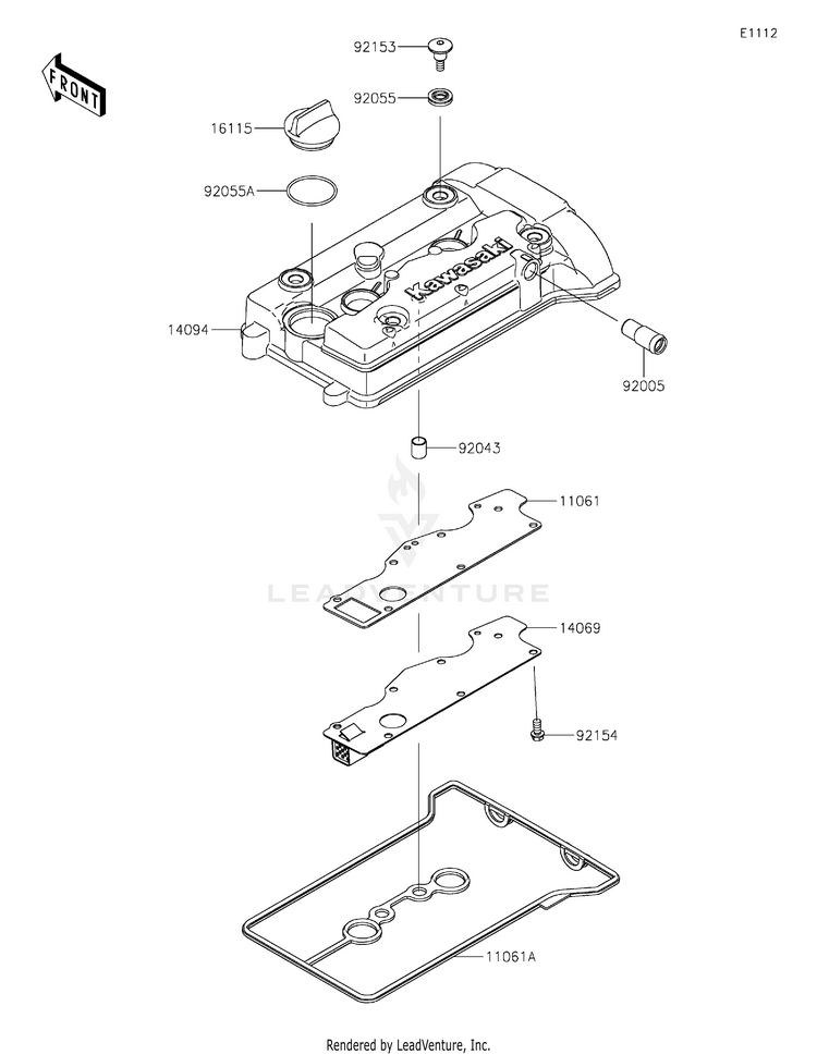 Cylinder Head Cover Schematic