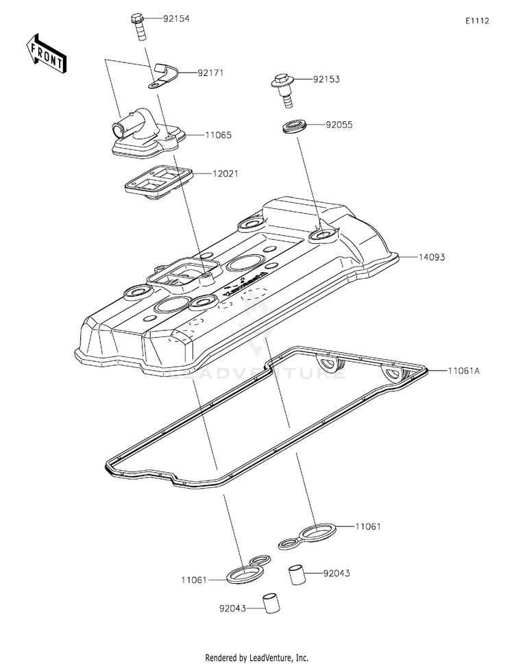 Cylinder Head Cover Schematic