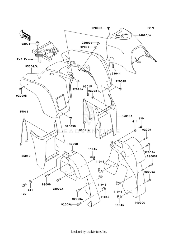 Front Fender(S) Schematic