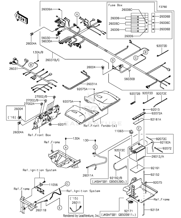Chassis Electrical Equipment Schematic
