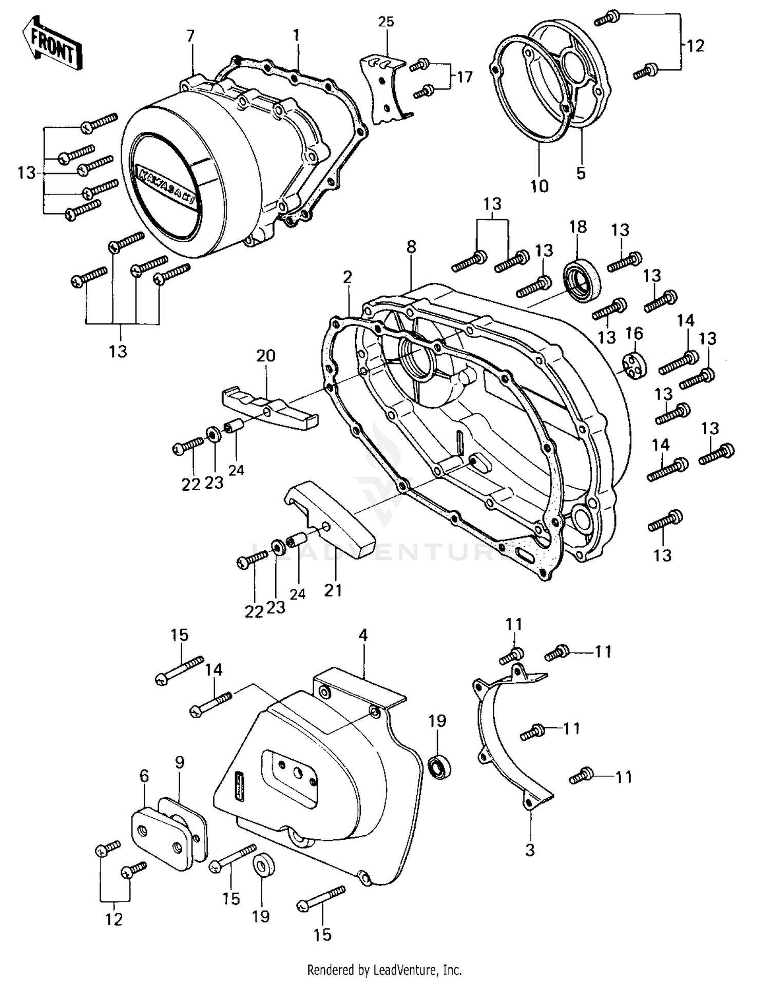 ENGINE COVERS ('80 B1)
