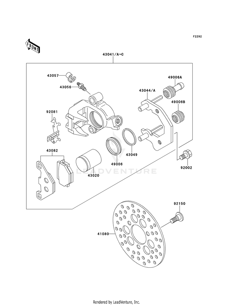 Front Brake Schematic