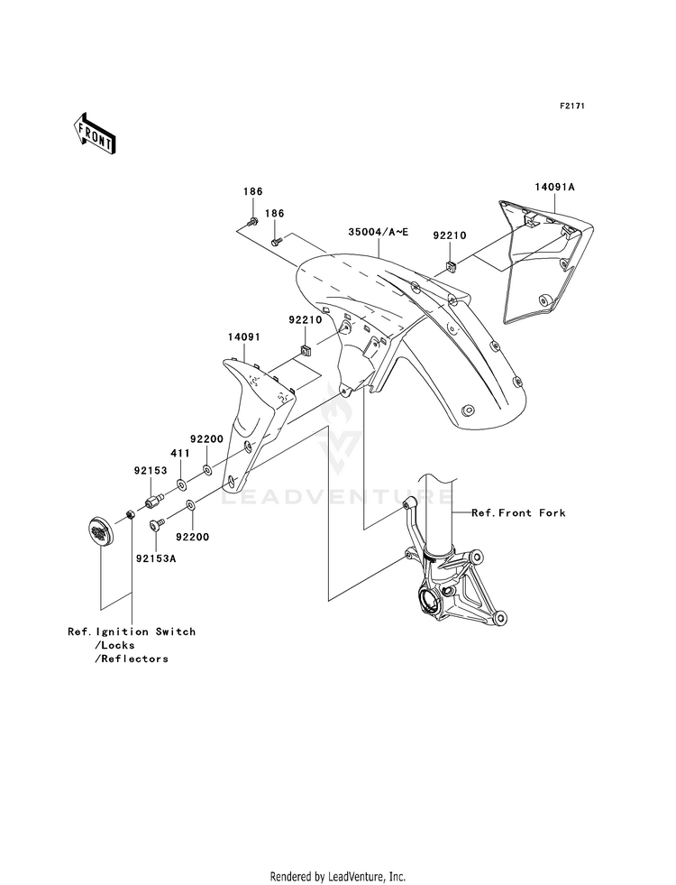 Front Fender(S) Schematic