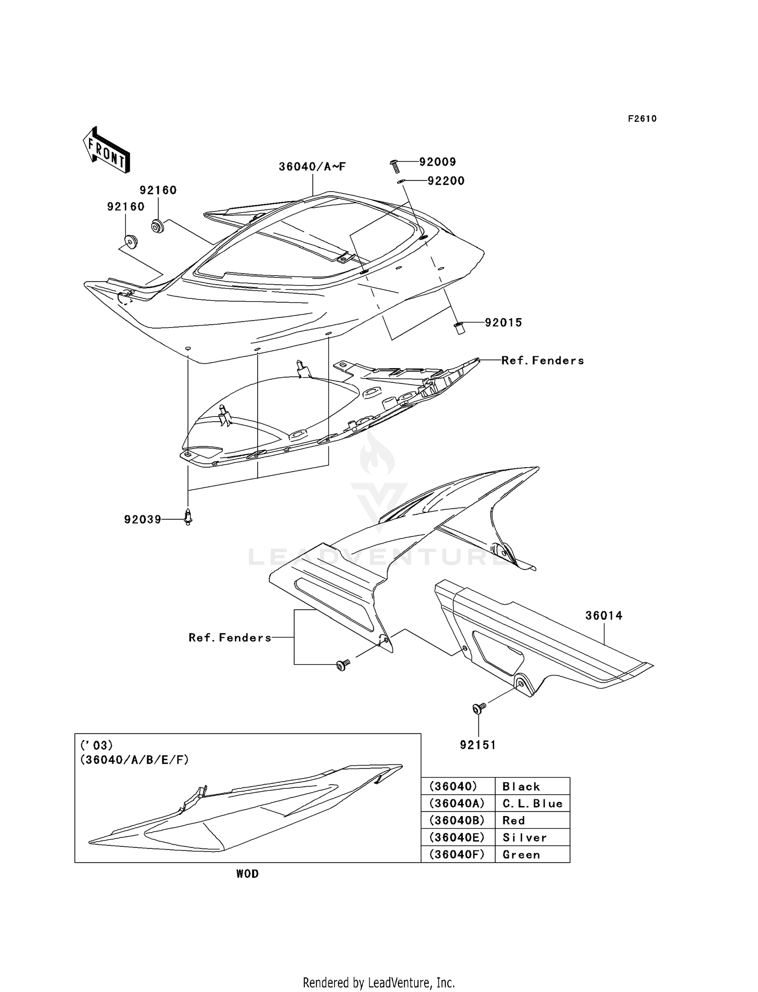 SIDE COVERS/CHAIN COVER