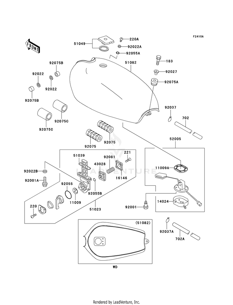 Fuel Tank (P21/P22/P24) Schematic