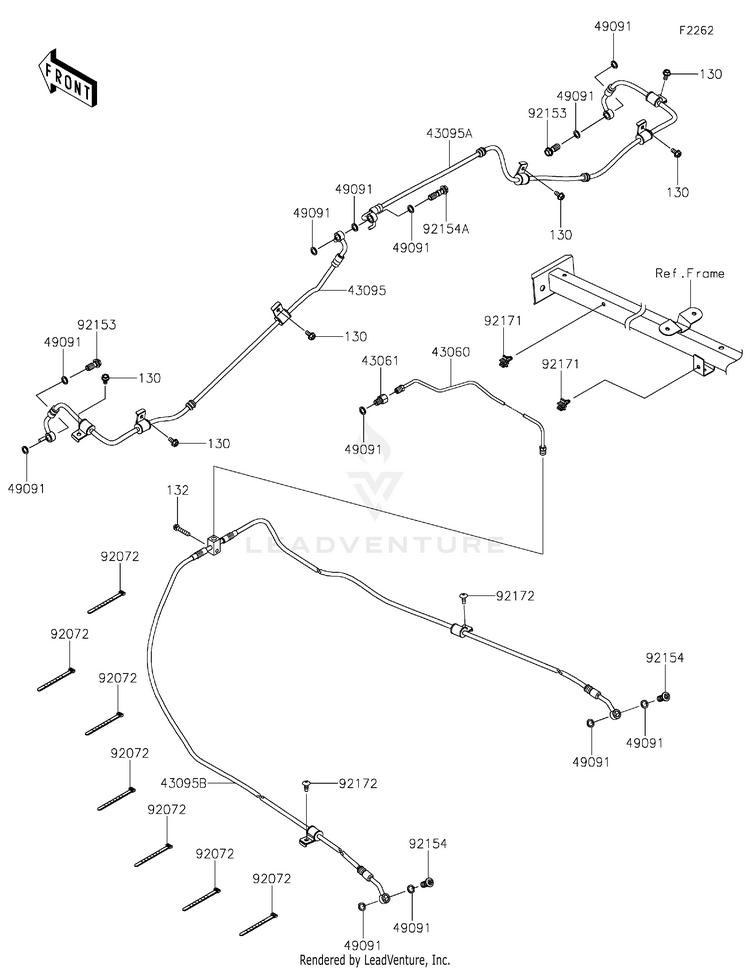 Brake Piping Schematic