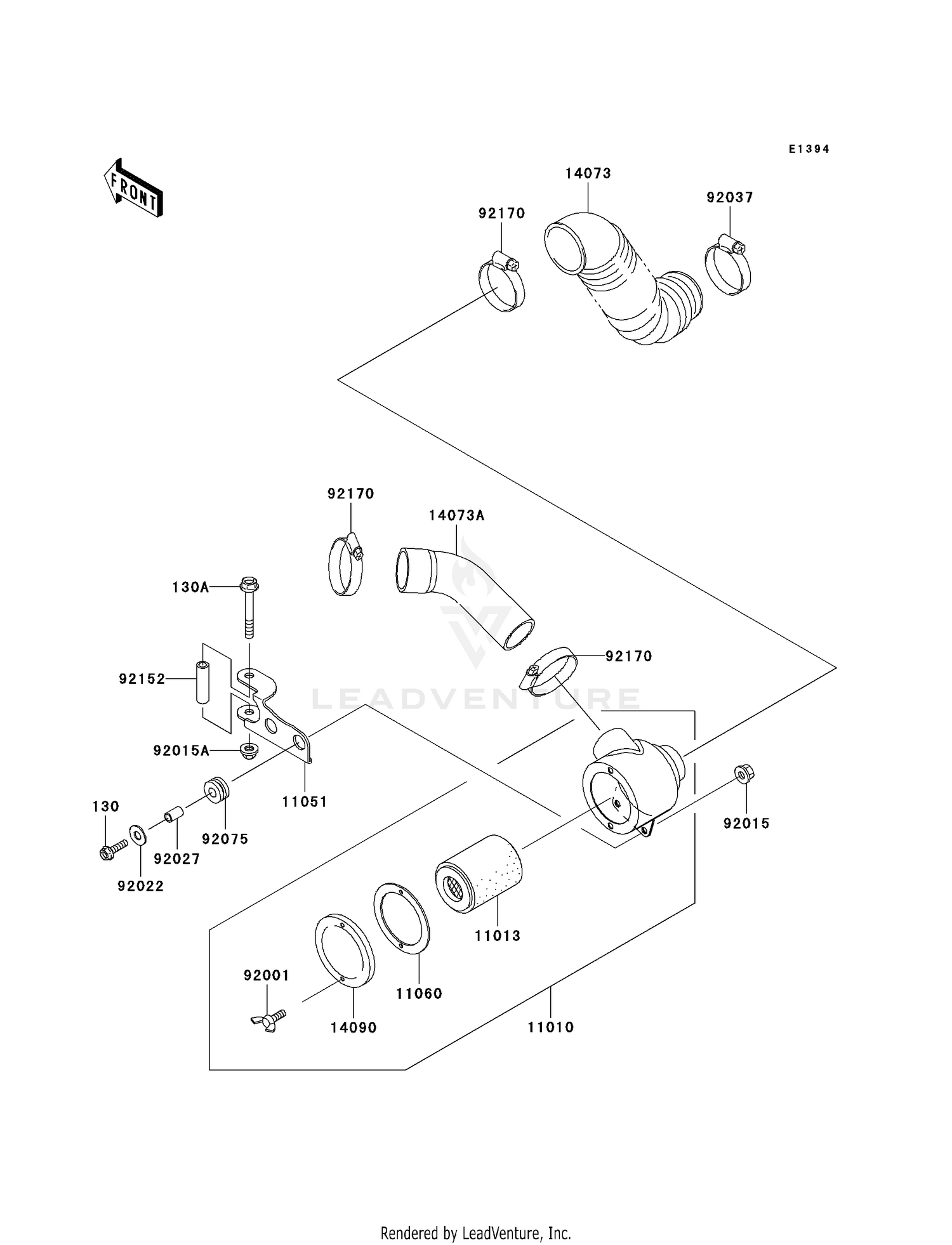 AIR CLEANER-BELT CONVERTER