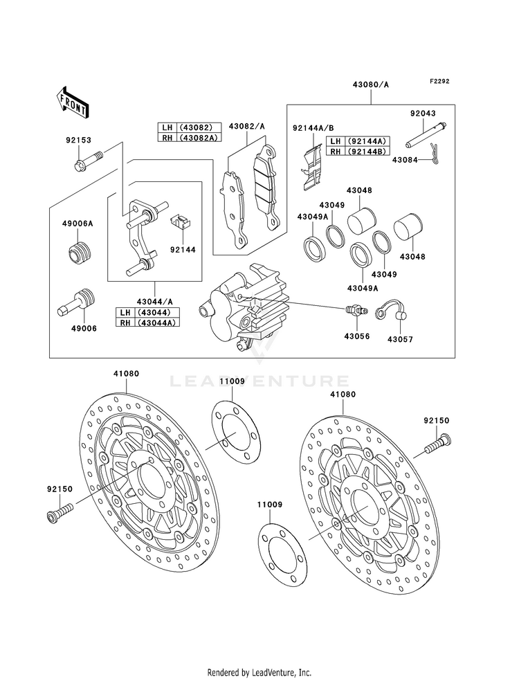 Front Brake Schematic