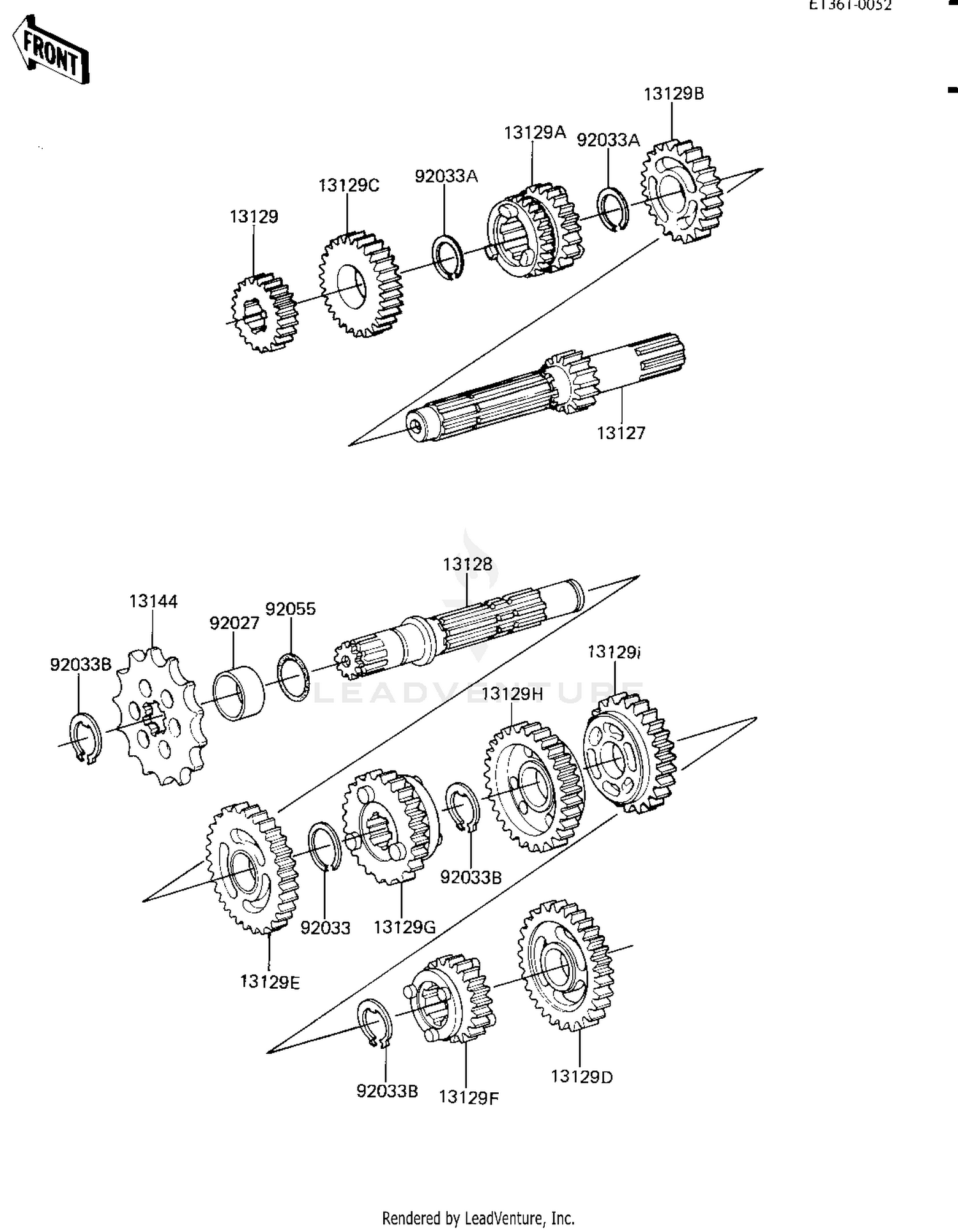 TRANSMISSION ('82 KX80-C2)