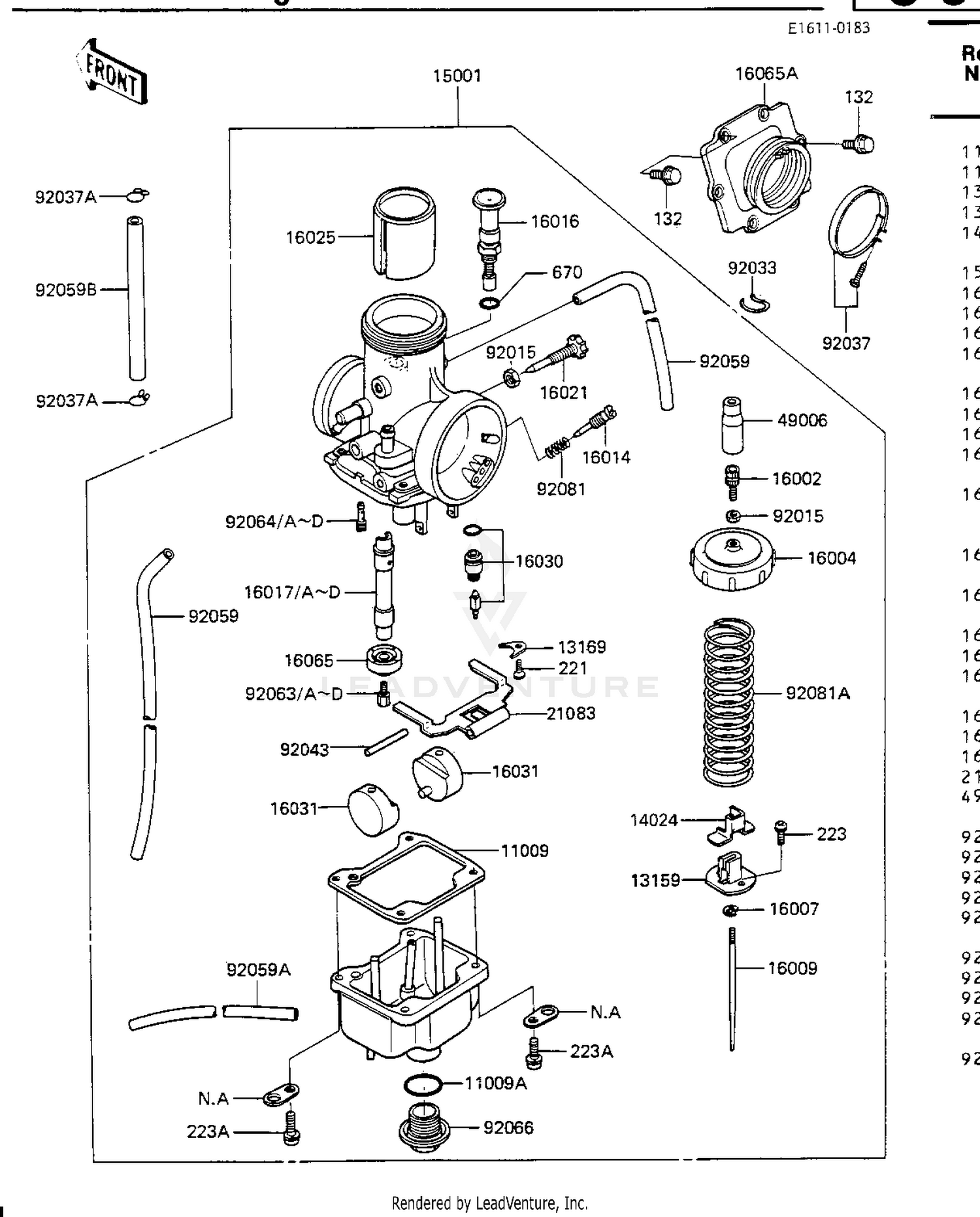 Assembly diagram