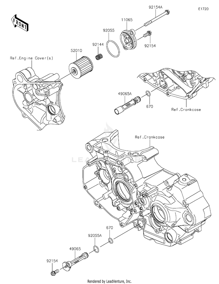 Oil Filter KX450MRFAN KX450 50th Anniversary Edition (2024) Schematic