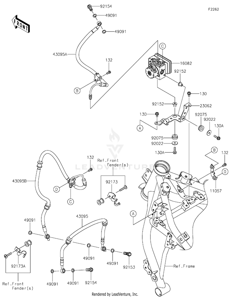 Brake Piping Schematic