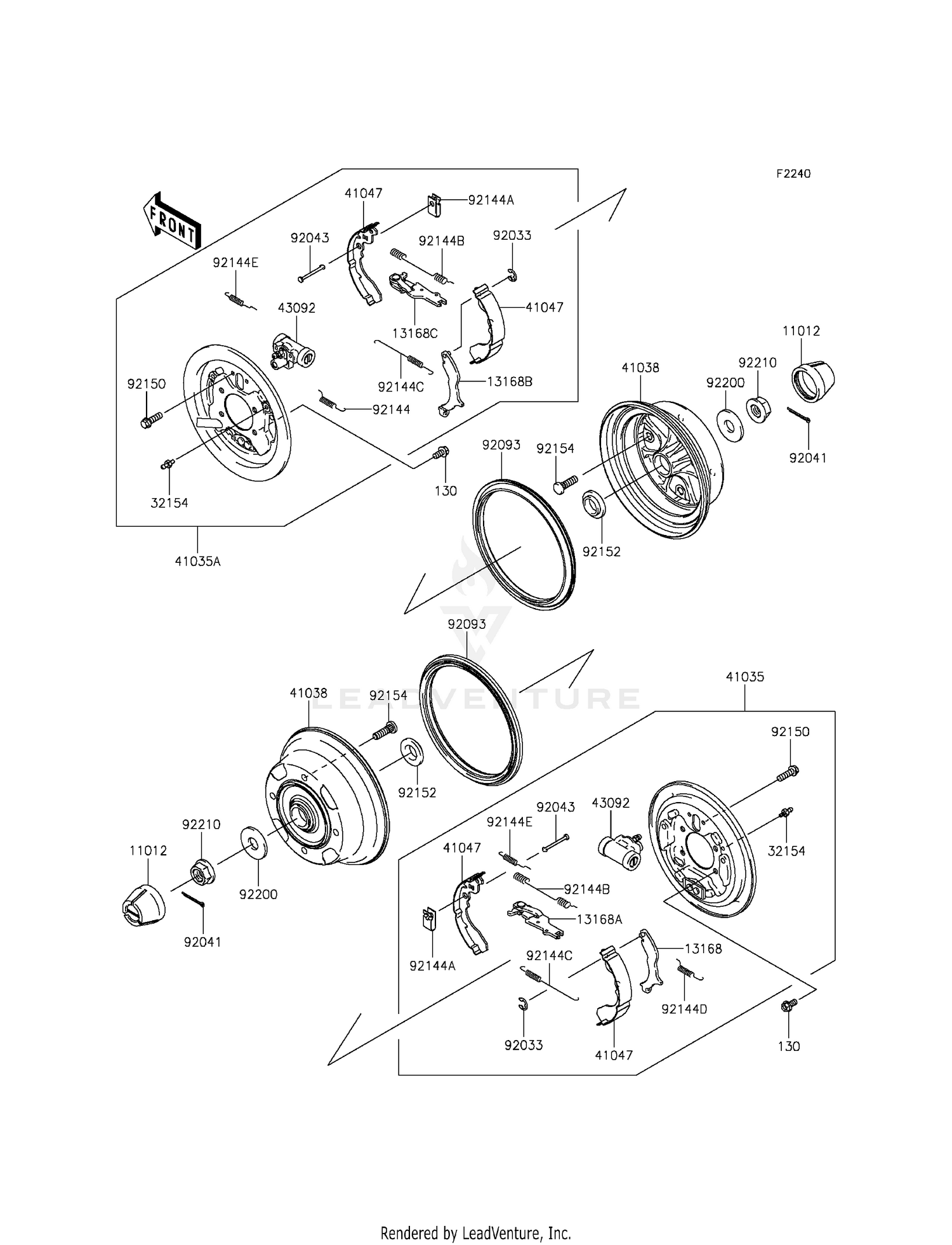 REAR HUBS/BRAKES