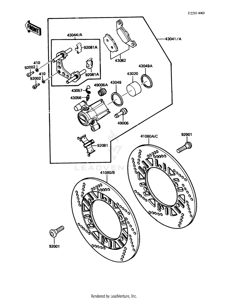 Front Brake Schematic