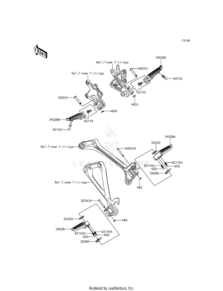 Footrests Schematic