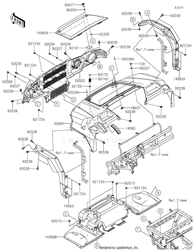 Front Fender(S) Schematic