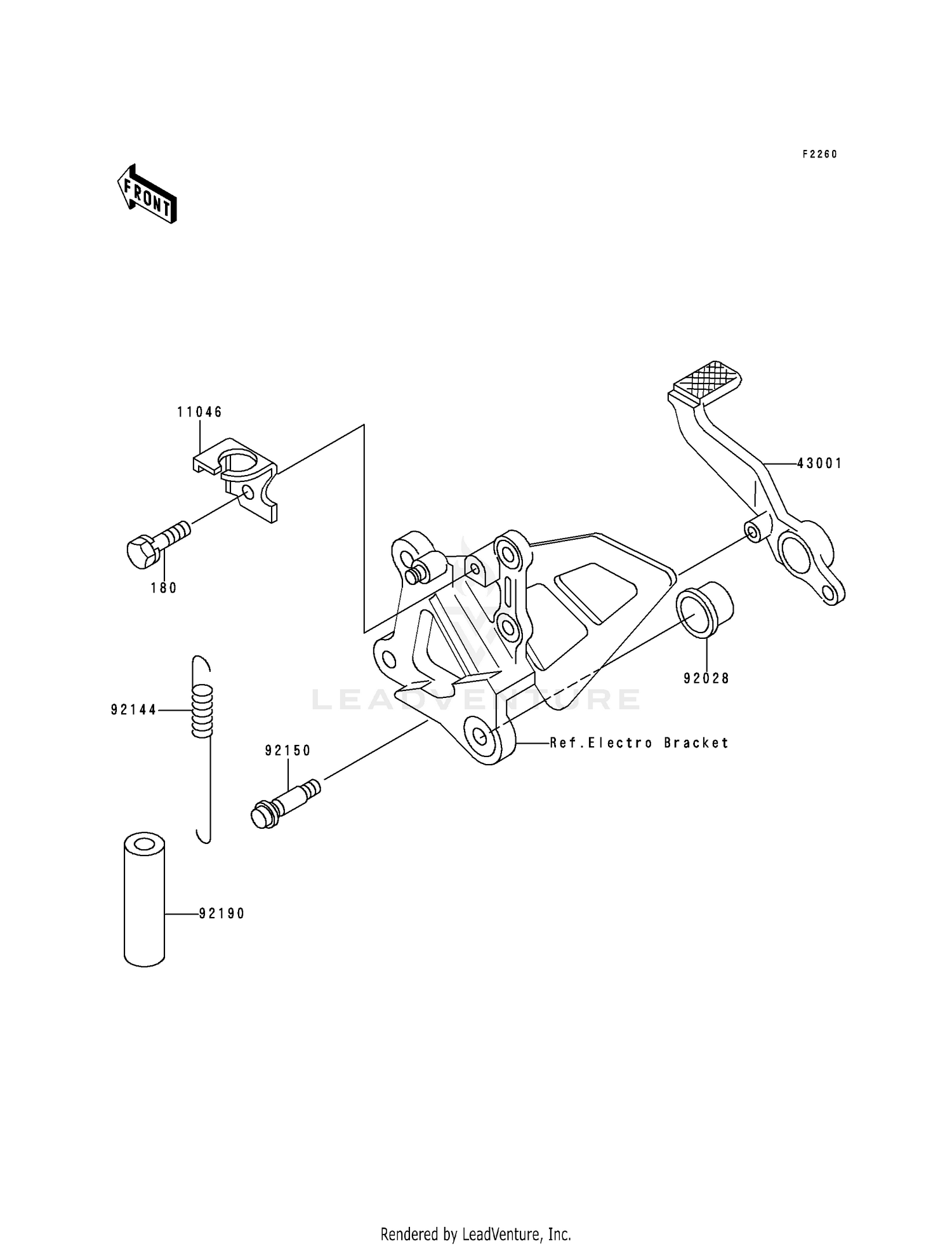 BRAKE PEDAL/TORQUE LINK