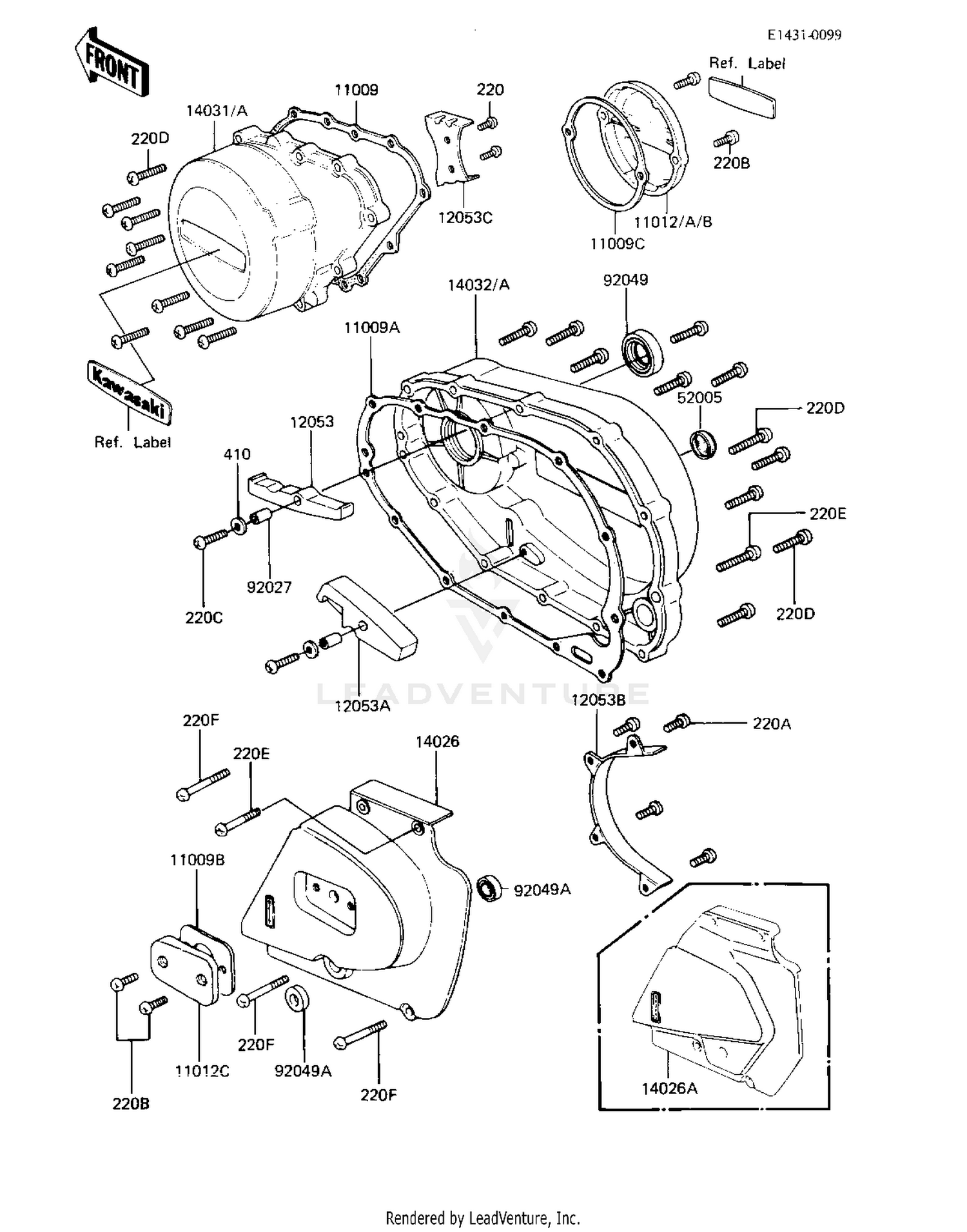 ENGINE COVERS ('81-'83 A2/A3/A4)