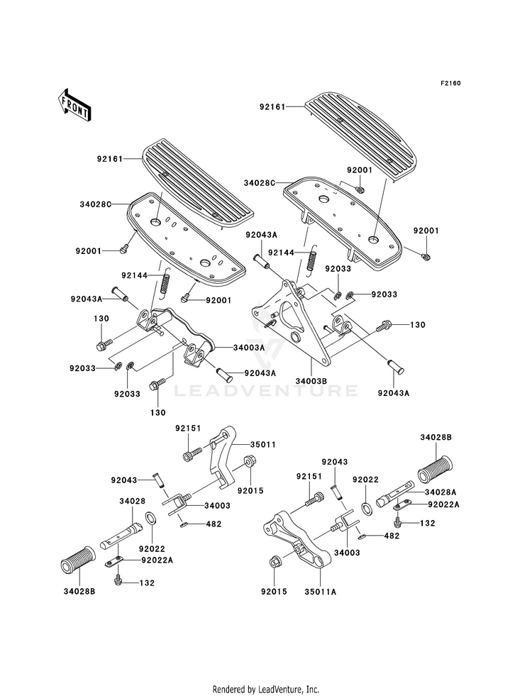 Footrests Schematic