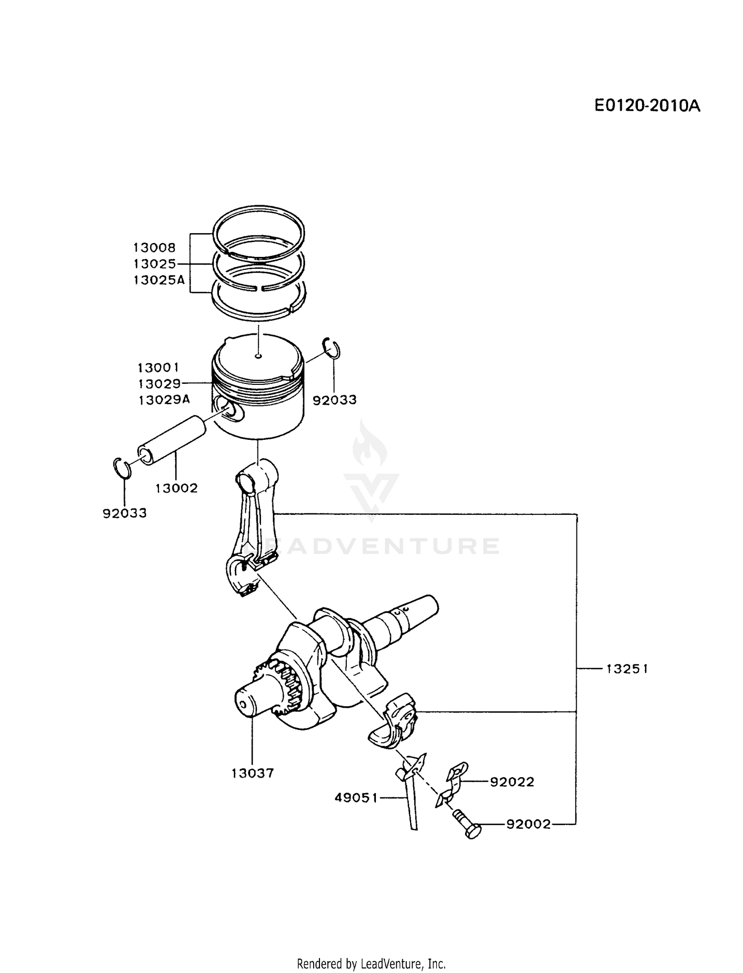 PISTON/CRANKSHAFT