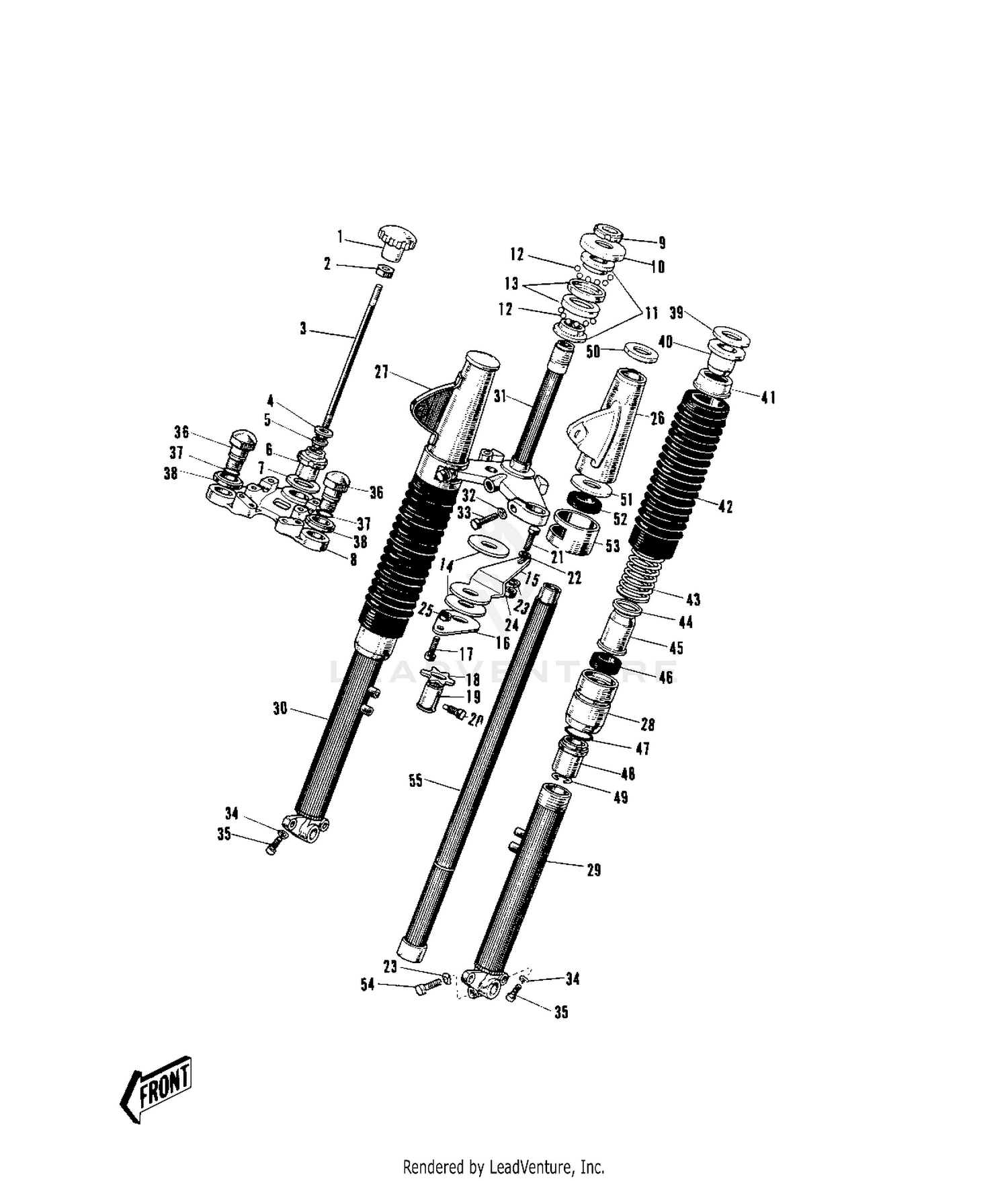 FRONT FORK (W2TT) (-F/NO.6868)