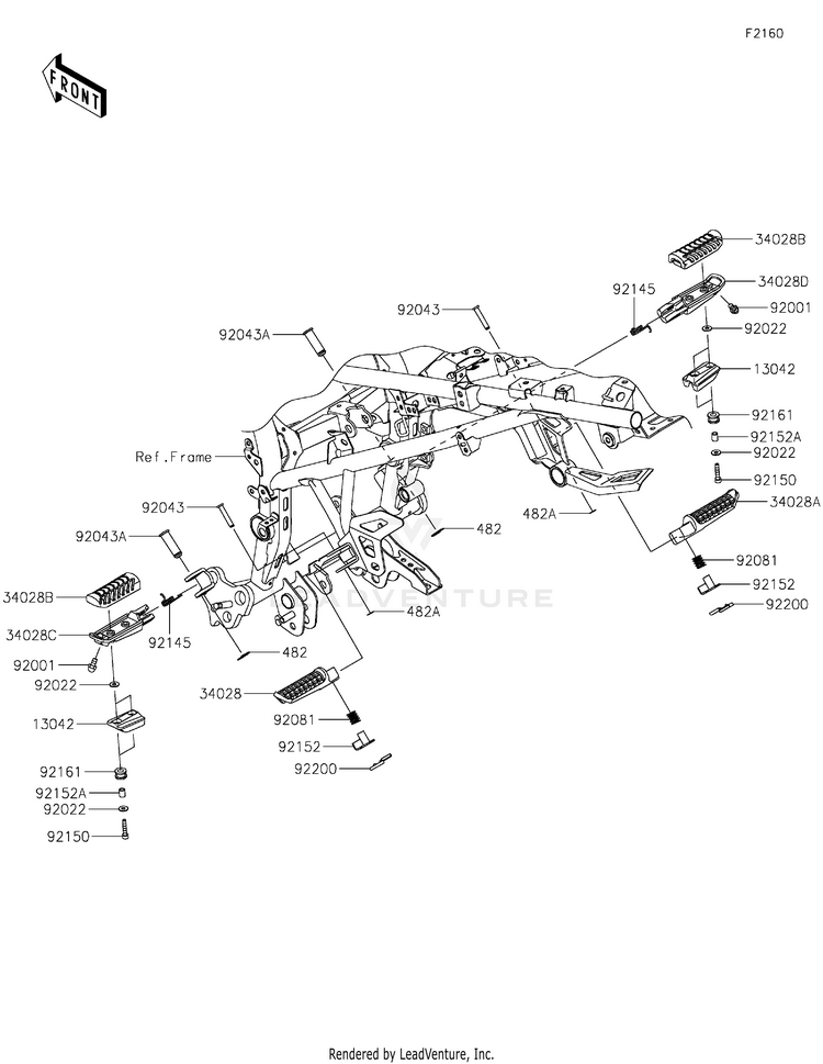 Footrests Schematic