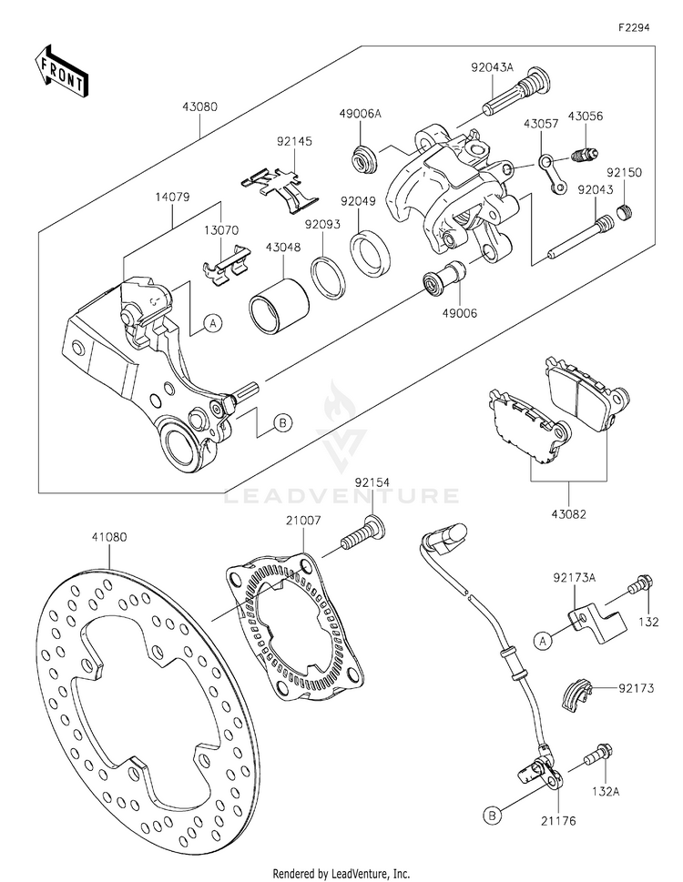 Rear Brake Schematic