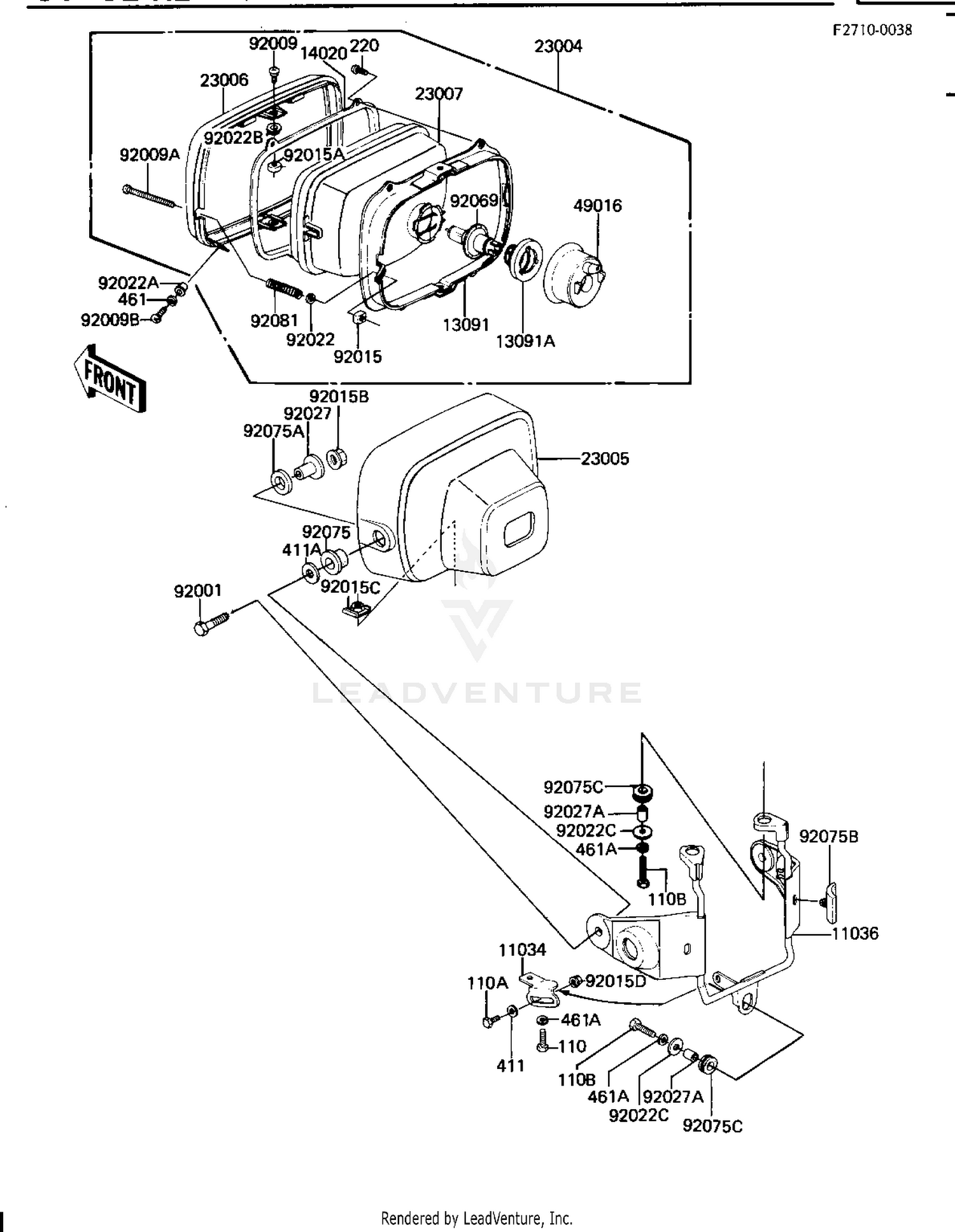 HEADLIGHT (KZ1100-B1)