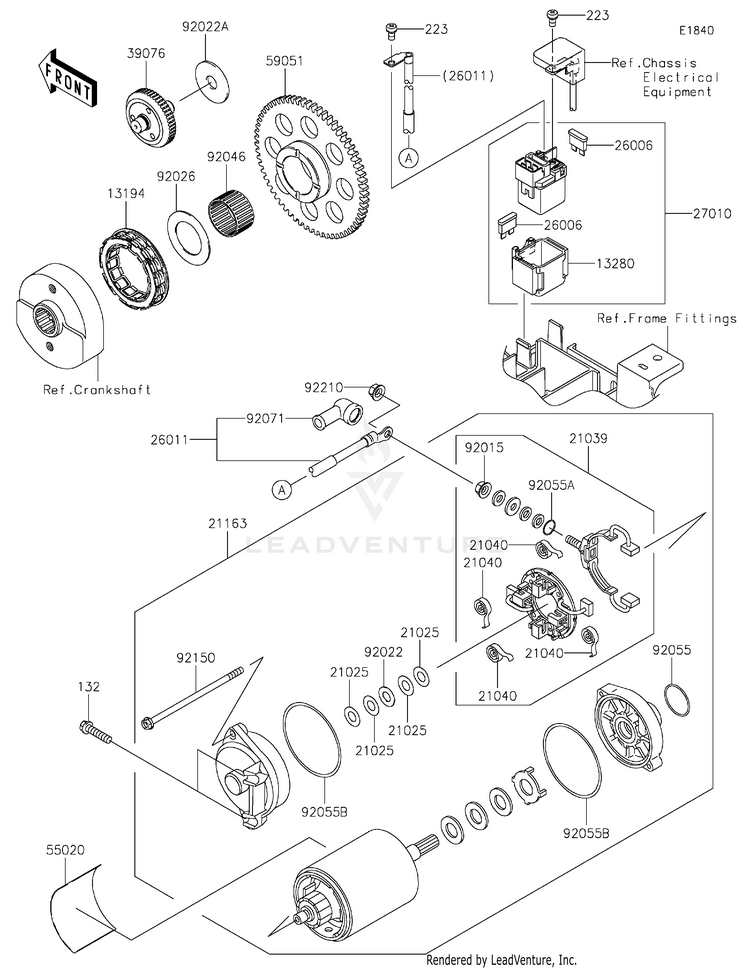 Starter Motor Schematic