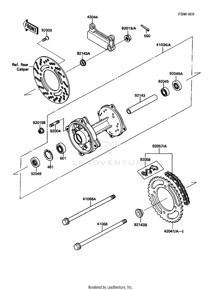 Rear Hub Schematic