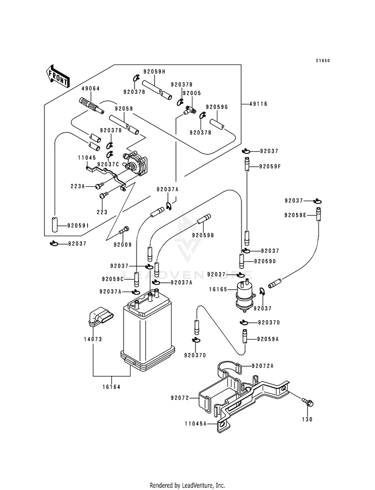 Fuel Evaporative System Schematic