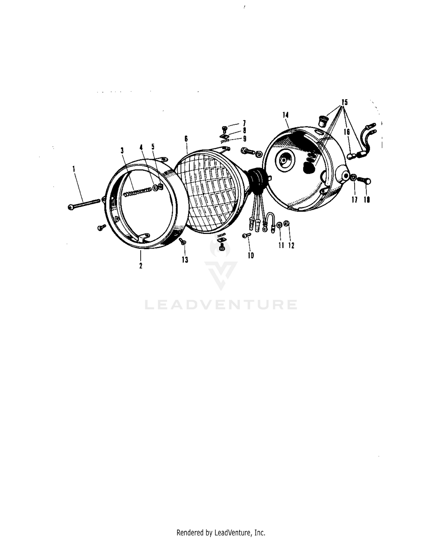 HEADLIGHT A1A-A7SSA