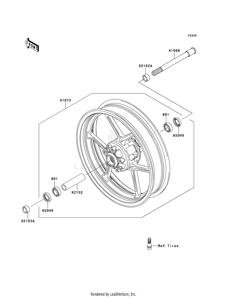Front Wheel Schematic