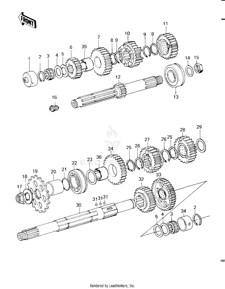Transmission ('79-'81 C2/C3/C4) Schematic