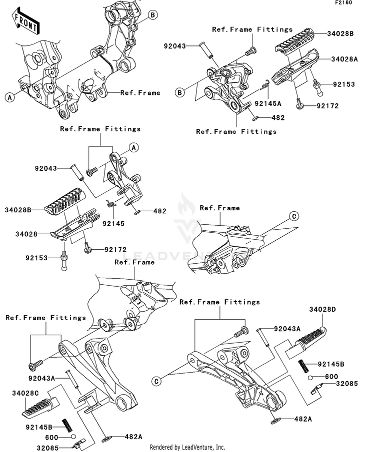 Footrests Schematic