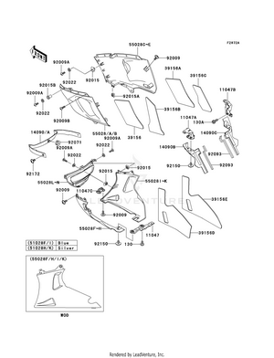 Cowling Lowers (e12/e13) Schematic