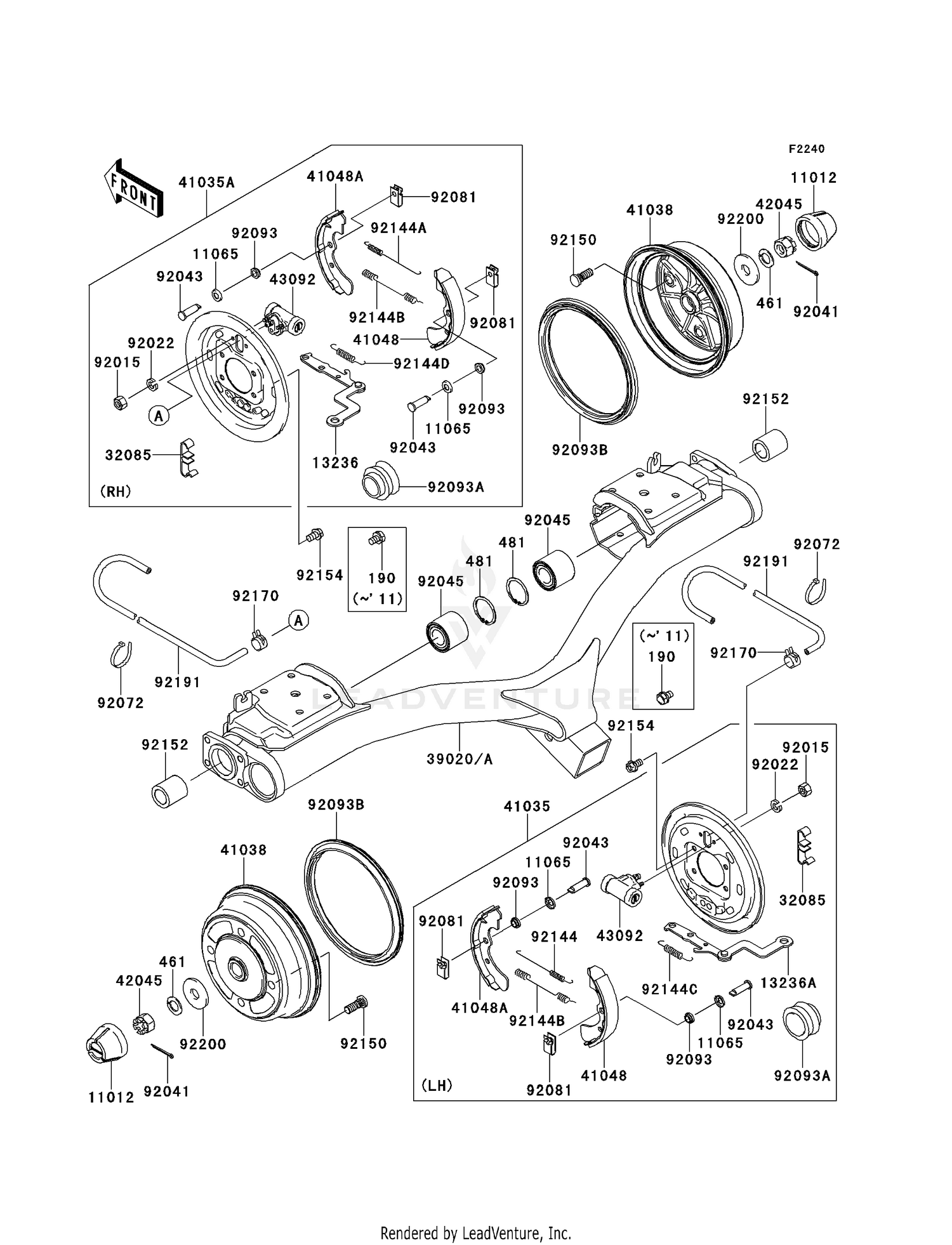 REAR HUBS/BRAKES