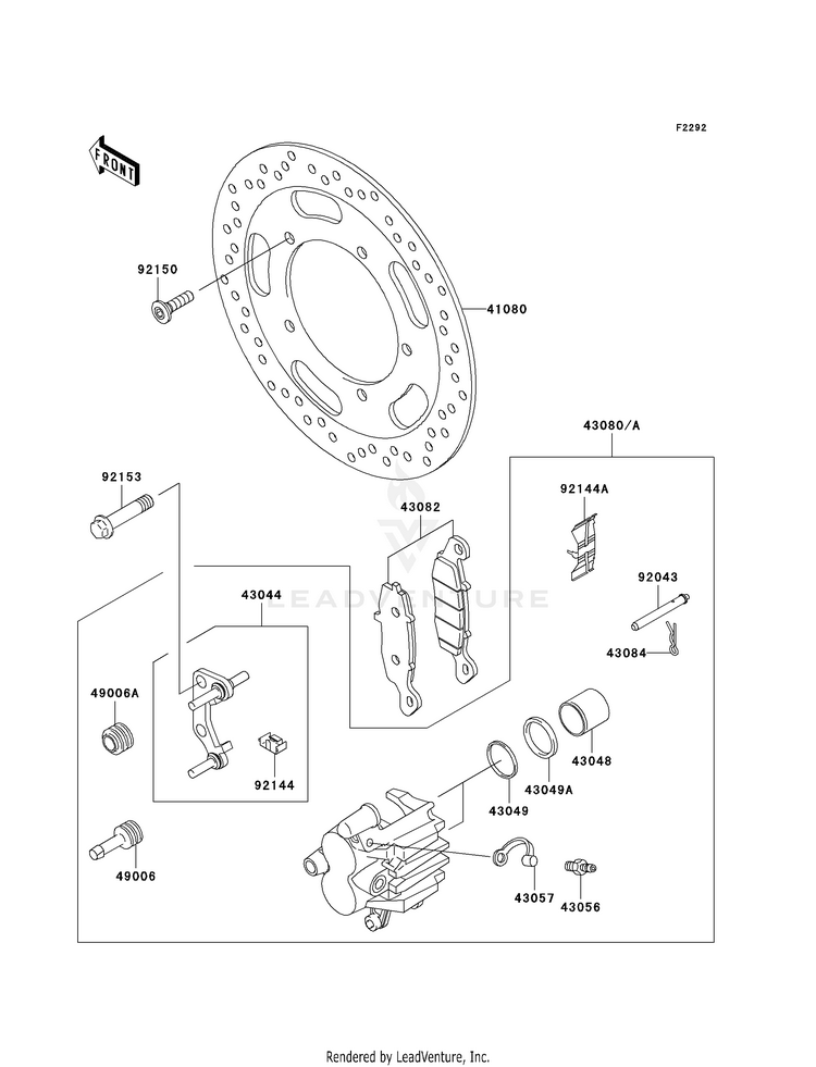 Front Brake Schematic
